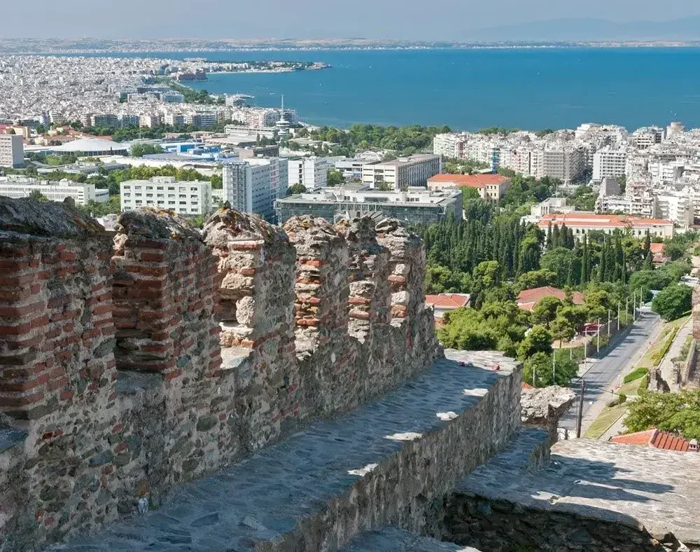 Widok na miasto Saloniki